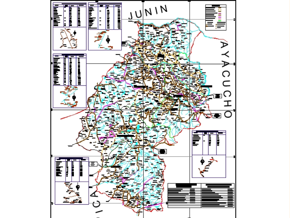 Mapa de Huancavelica