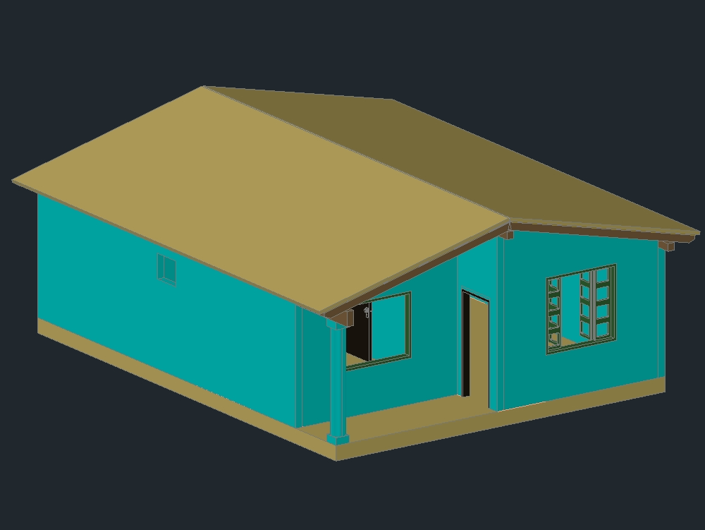 3d small house