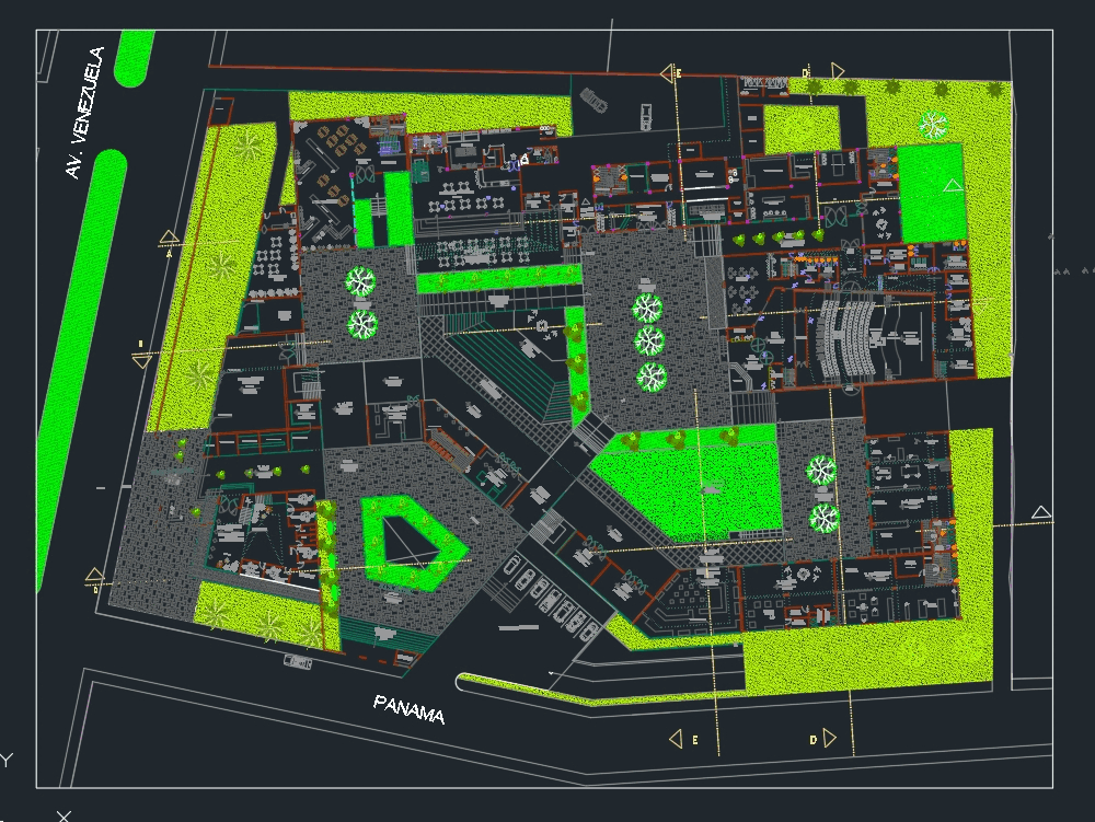 Centro Cultural Em Autocad Baixar Cad Grátis 1 36 Mb Bibliocad