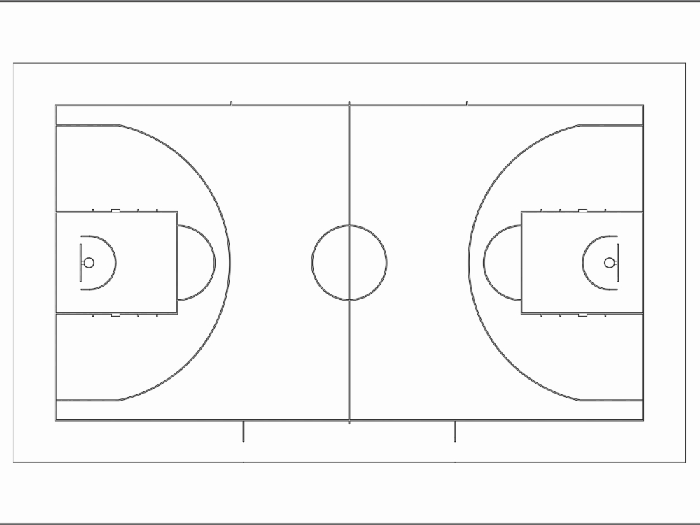 Top more than 143 basketball ground drawing best