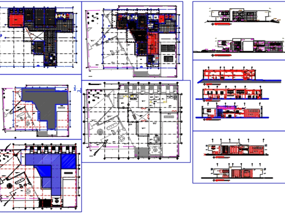 Centro Cultural En Autocad Descargar Cad Gratis 4 01 Mb Bibliocad