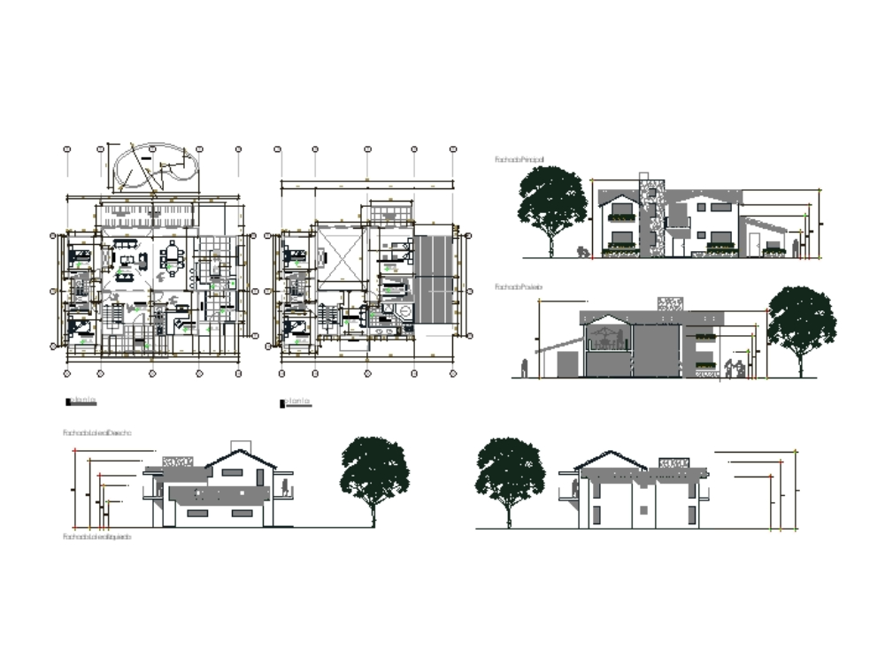 Einfamilien-Landhaus von 9,16 x 15,60 Metern