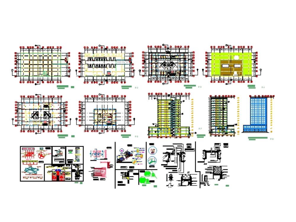 Office and commercial building in AutoCAD | CAD (2.66 MB ... an electrical plan 