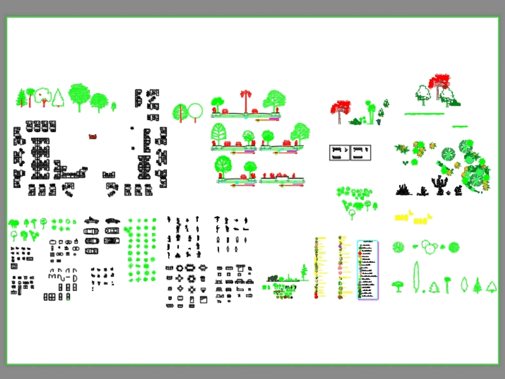 Tree Blocks In Autocad Download Cad Free 5 6 Mb Bibliocad