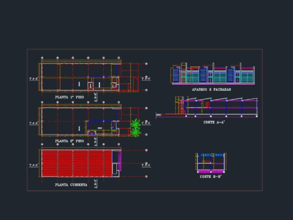 Bodega en AutoCAD | Descargar CAD (297.92 KB) | Bibliocad