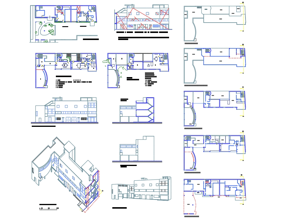 Maison la roche - jeanneret in AutoCAD | CAD (274.96 KB ... residential lighting diagrams 