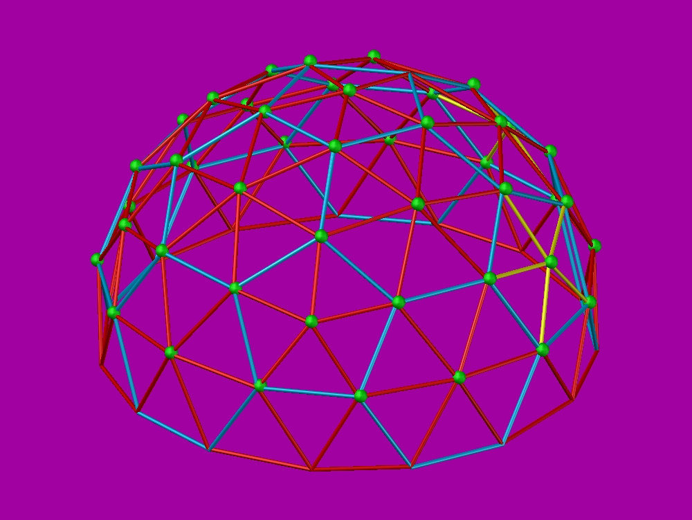 3d dome structure