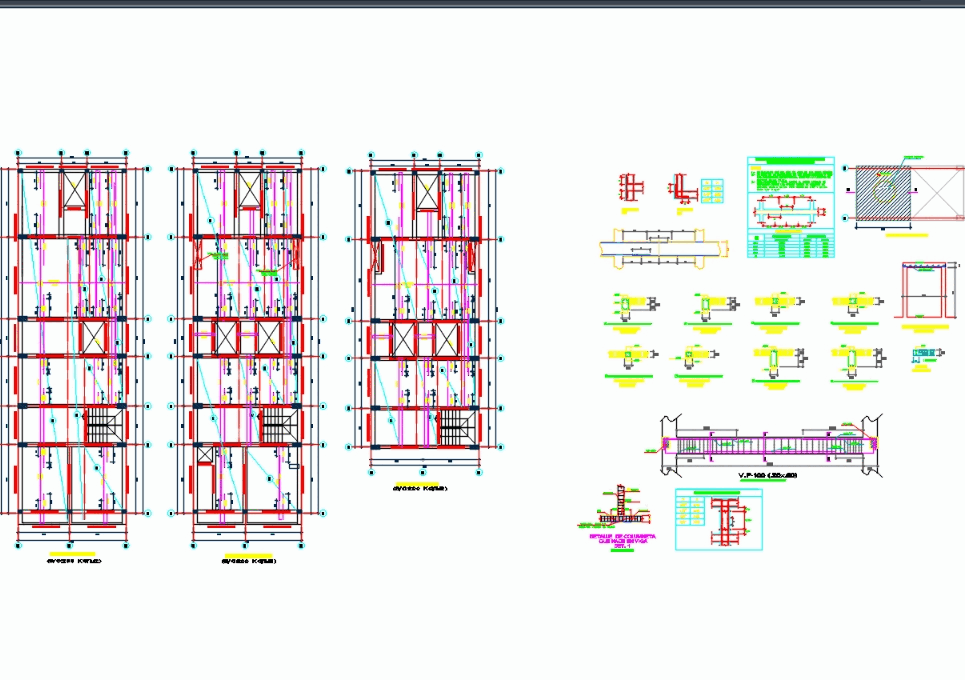 План гостиницы dwg