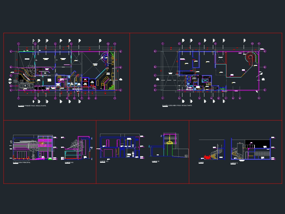 Restaurante En Autocad Descargar Cad 3 64 Mb Bibliocad