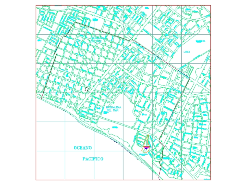 Parcel Map, Magdalena del Mar, Lima, Peru