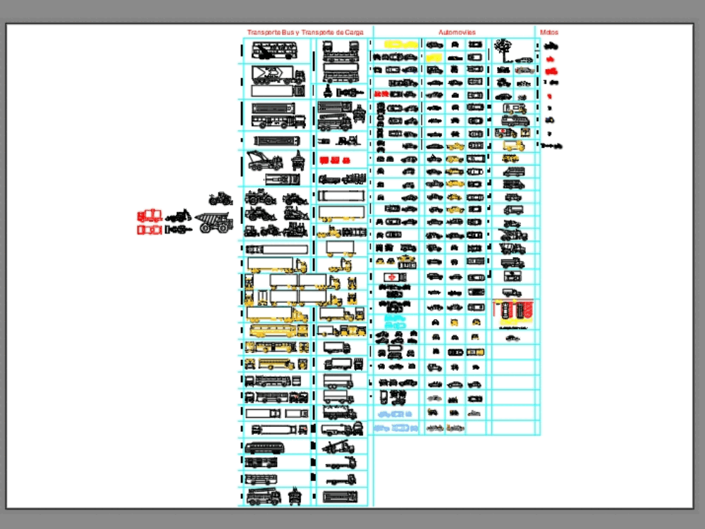 Vehicles all types 2d in AutoCAD  Download CAD free 27 