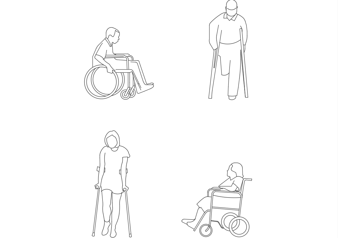 Disabled and injured people
