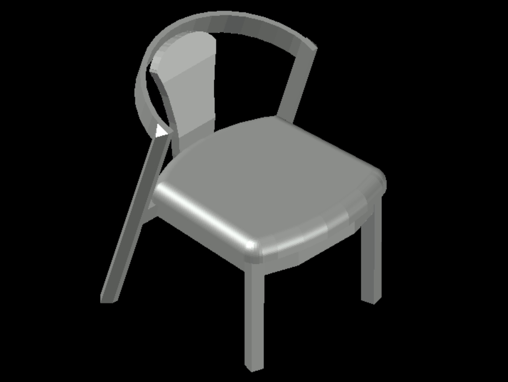 nest chair in 3d