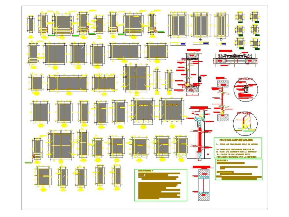 Чертеж окно dwg