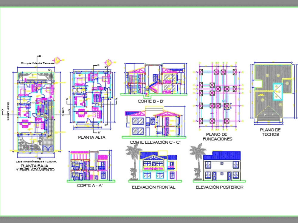 Vivienda Multifamiliar En Autocad Descargar Cad 108 Mb Bibliocad 8839