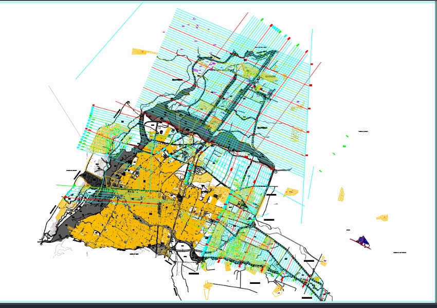 Zoning Map Talca, Chile 2011