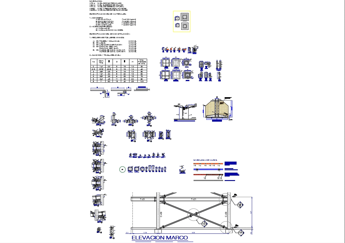 shed steel structures 200m2 dwg detail for autocad