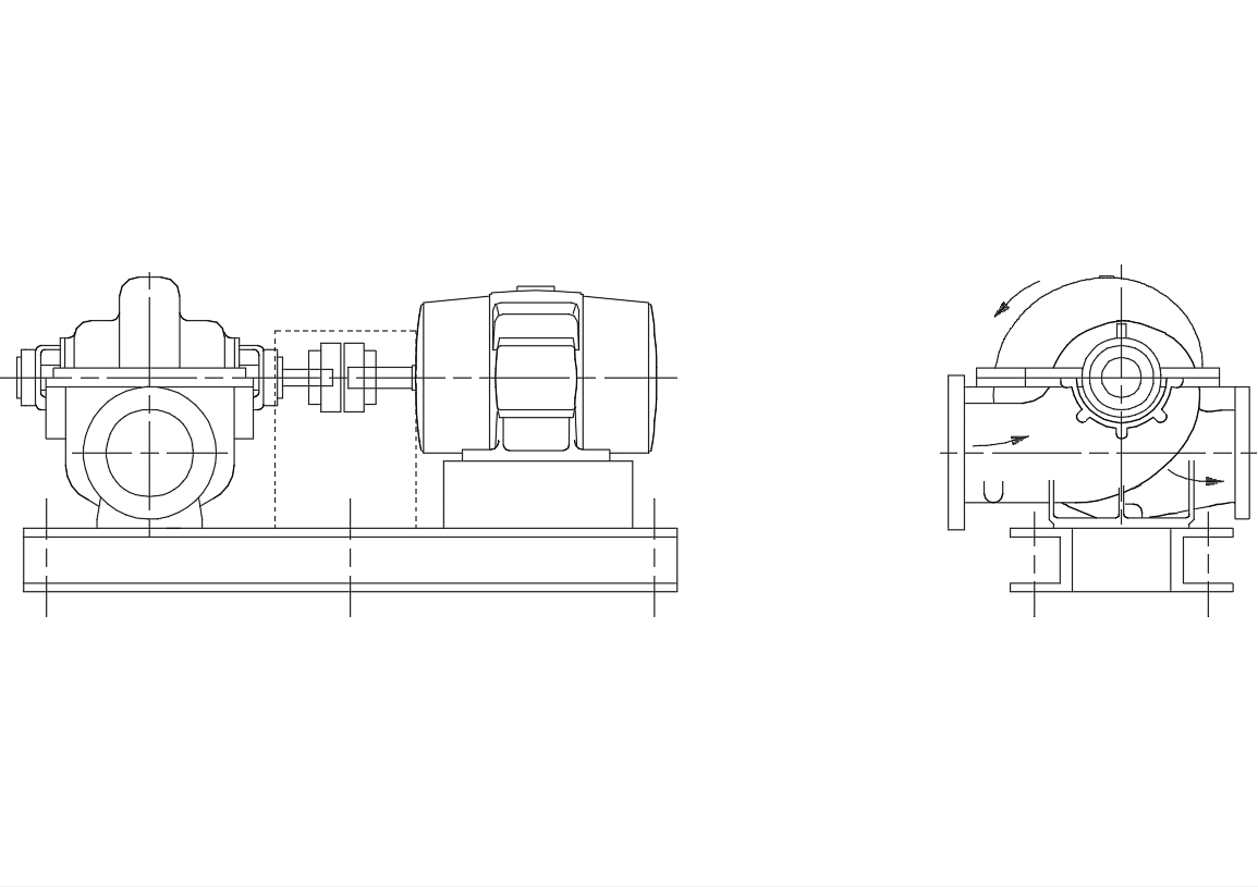 Split case pump in AutoCAD | CAD download (35.14 KB ... electrical plan drawings 
