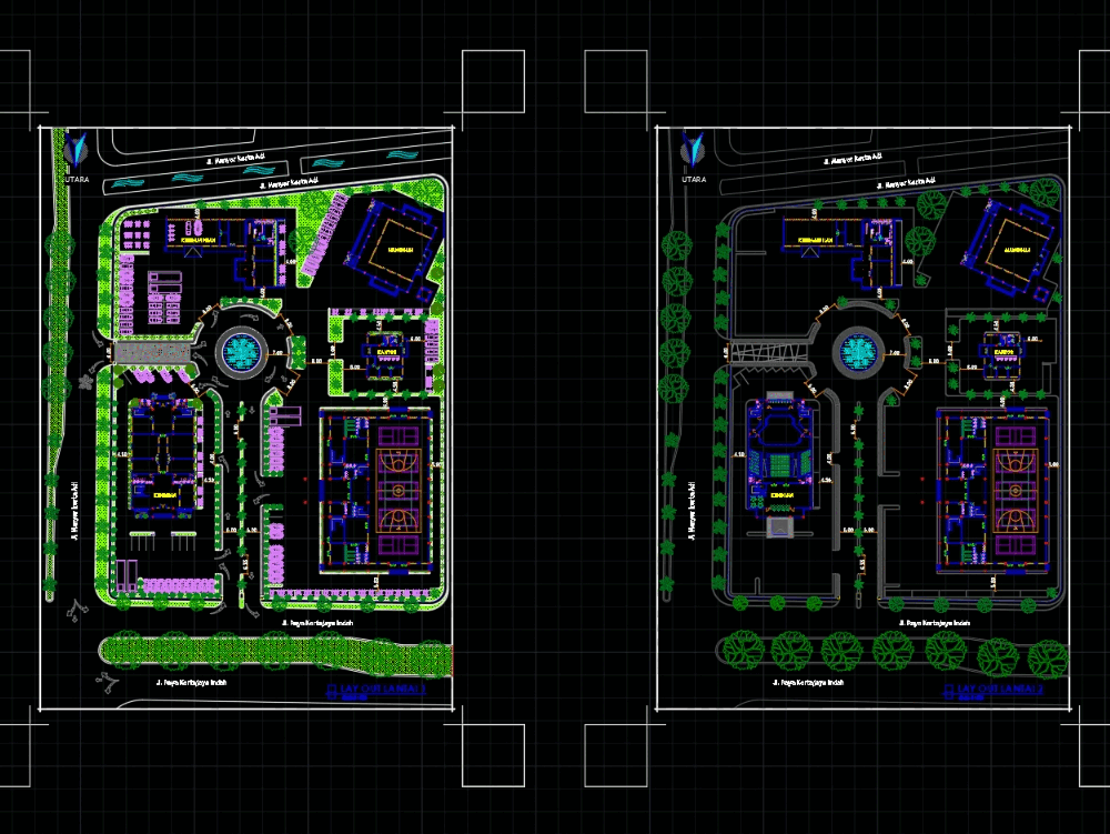 Student center in AutoCAD | Download CAD free (2.39 MB) | Bibliocad