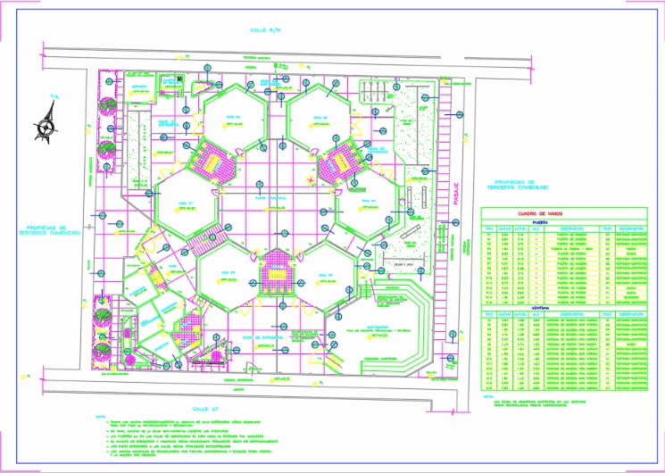 Secondary school design in AutoCAD | Download CAD free (266.16 KB