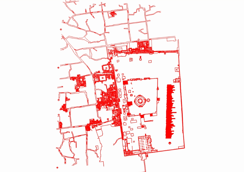 Al - aqsa mosque plan in AutoCAD | Download CAD free (1.57 MB) | Bibliocad