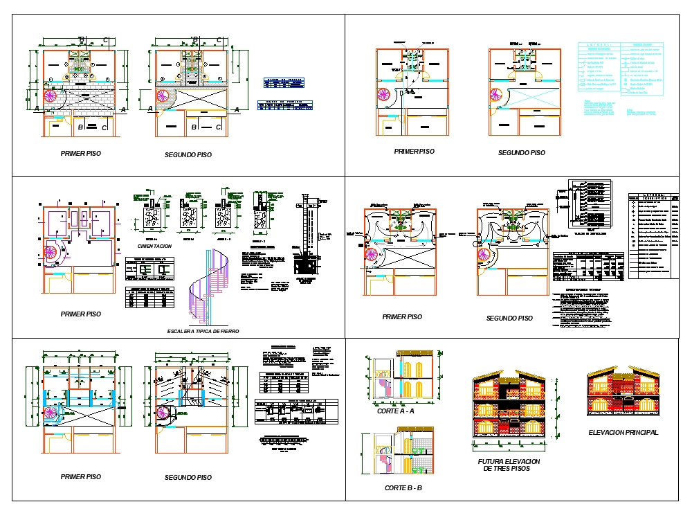 Ampliacion de vivienda unifamiliar en AutoCAD | CAD (449.43 KB) | Bibliocad
