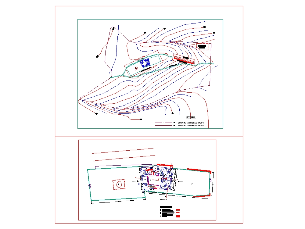 Karte saywite archäologische Stätte, Peru