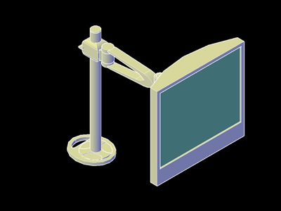 Porta monitor 3D