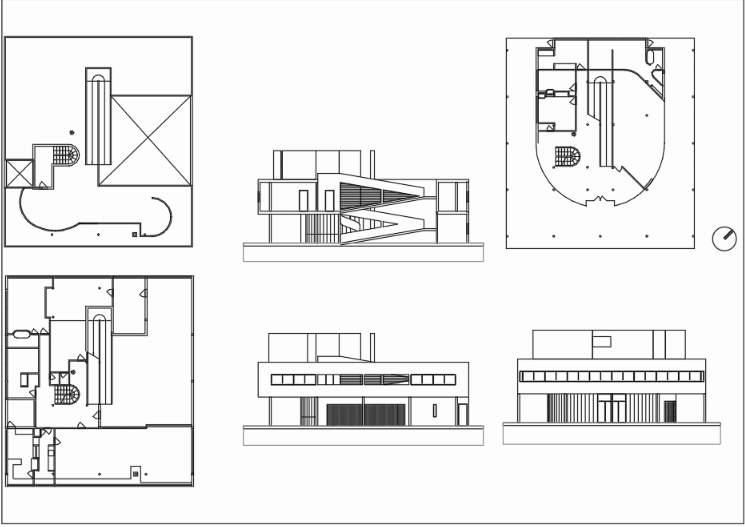 Villa Savoye Poissy France By Le Corbusier And Jeanneret 1931