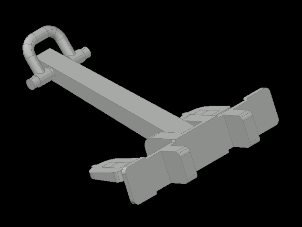 Hull anchor in 3d