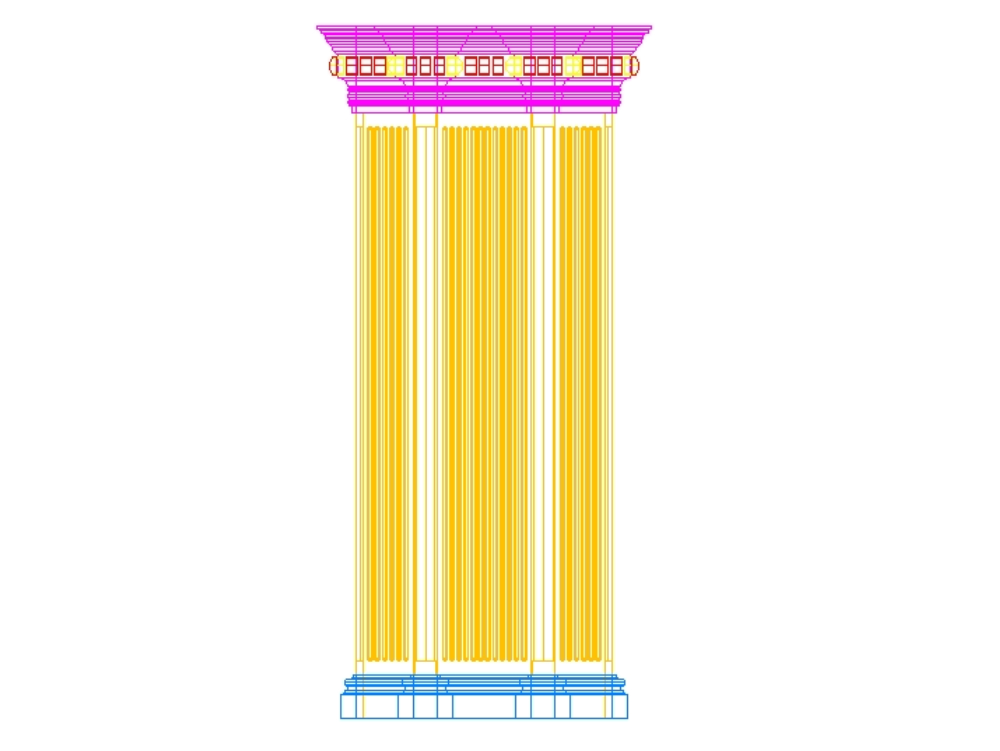 Columna acanalada