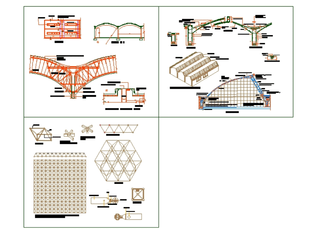 Roof architecture-- concrete shells, space frame trusses (408.53 KB