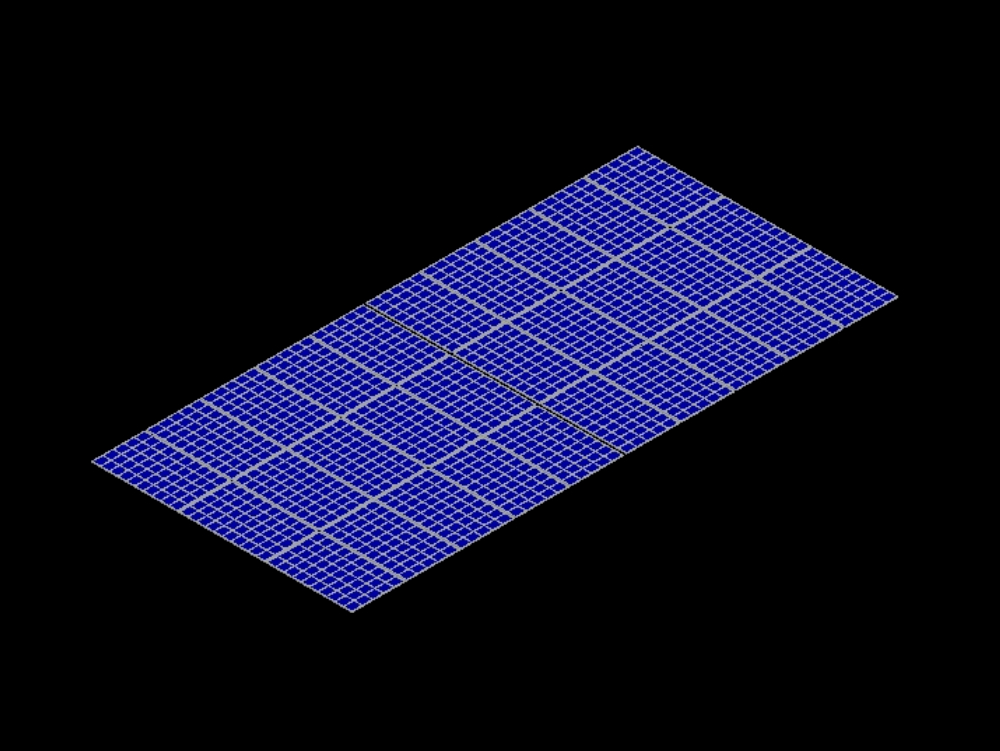 Telas solares em 3d.