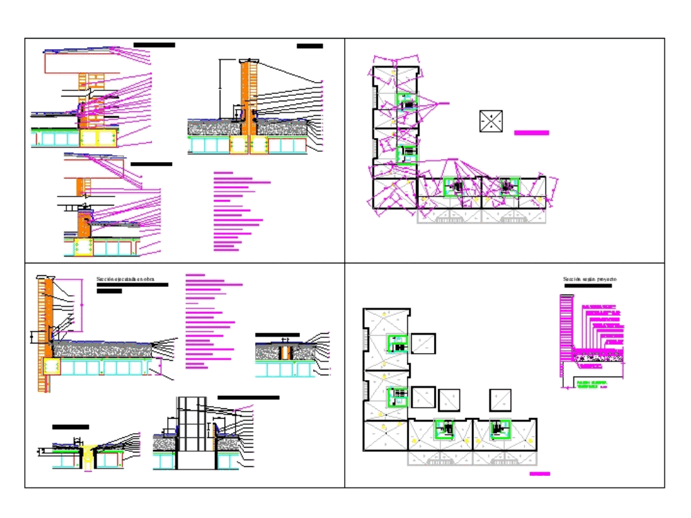 Abschnittskonstruktion in AutoCAD | CAD Download (722.58 KB) | Bibliocad