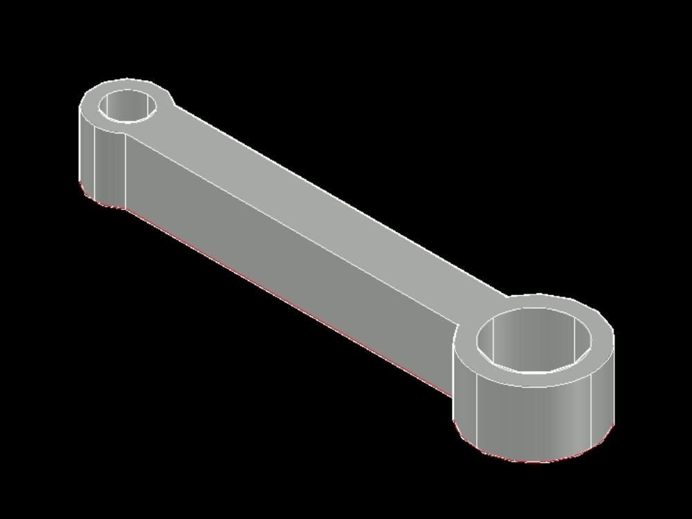 connecting rod in 3d