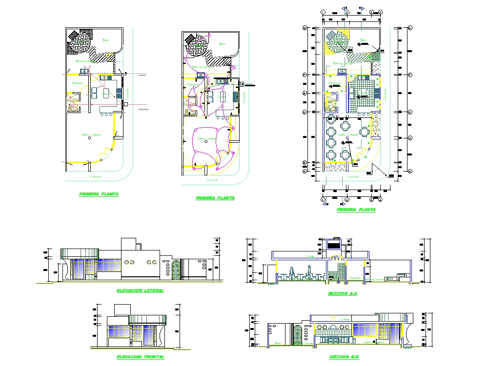 Soup kitchen project in AutoCAD CAD download (286.78 KB) Bibliocad