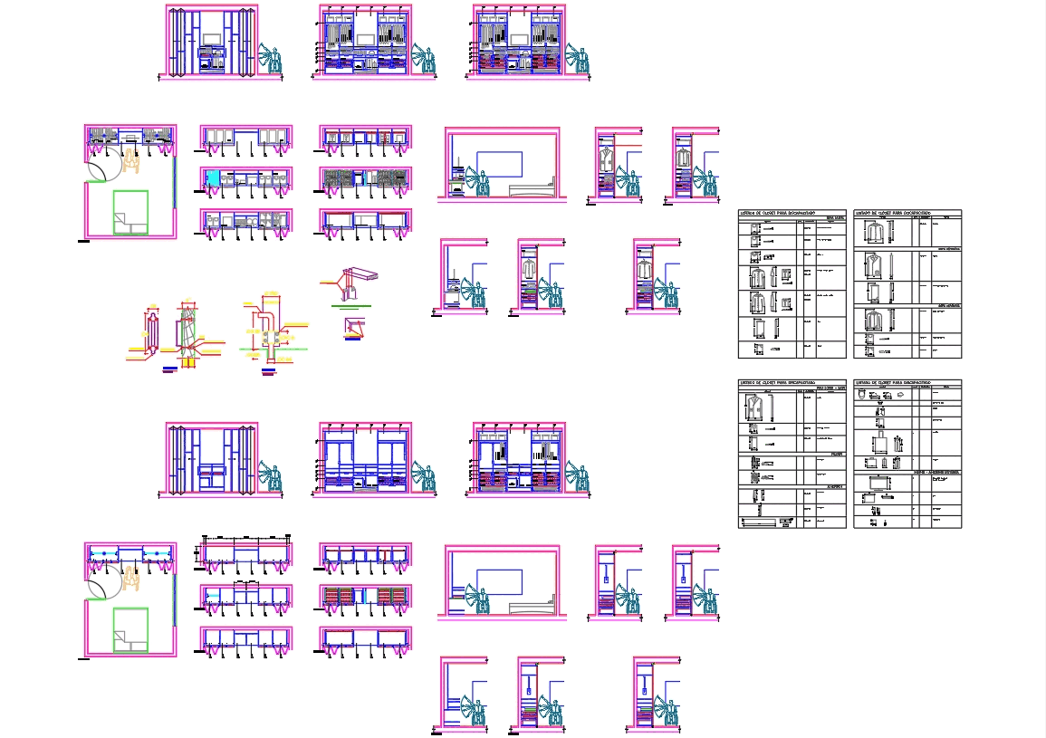 Closet Designed for Wheelchair Access