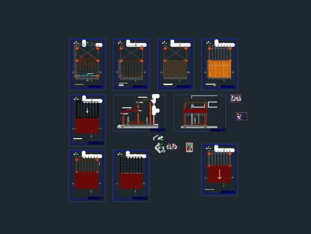 Techo machihembrado - teja española en AutoCAD | CAD (722.04 KB