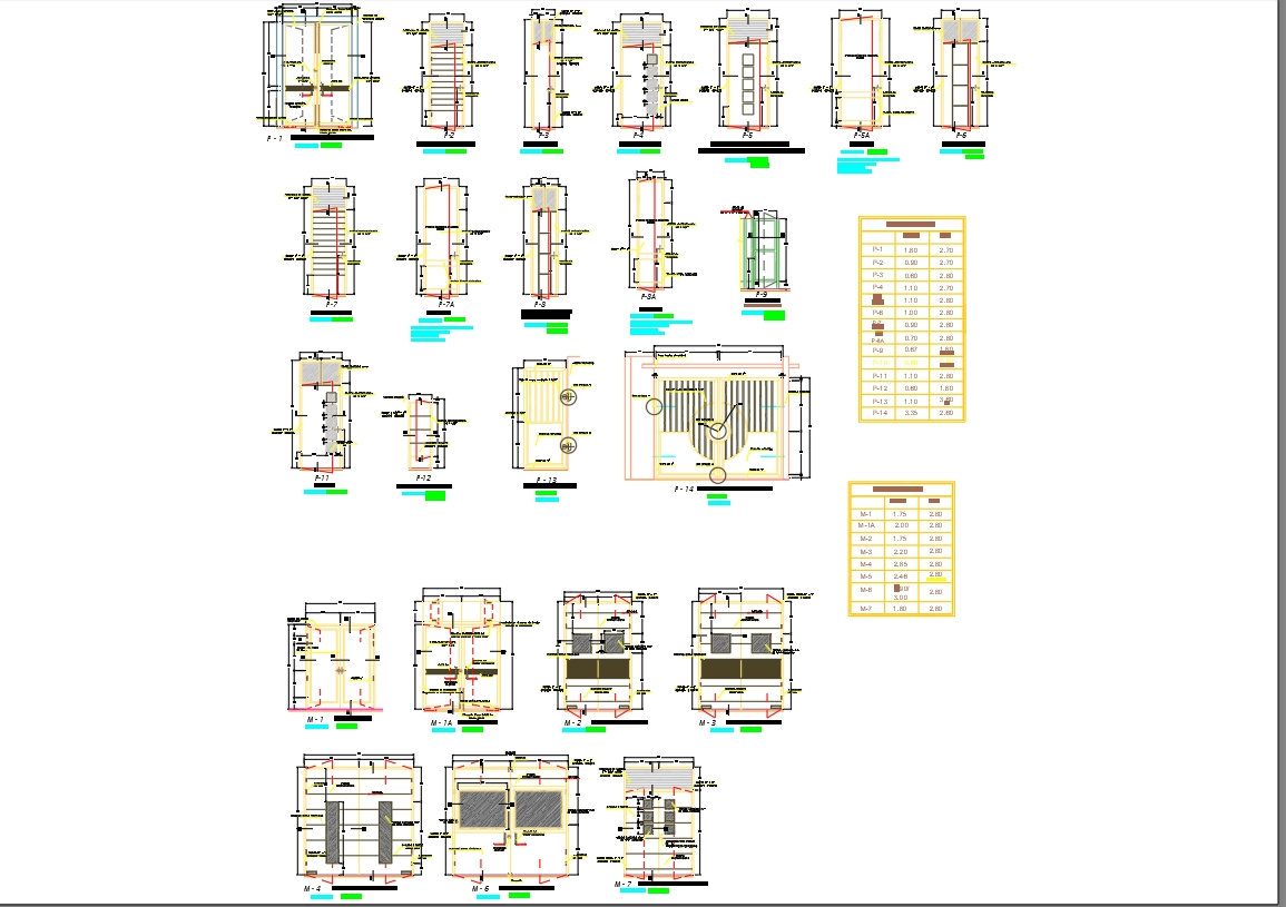 Plano de puertas