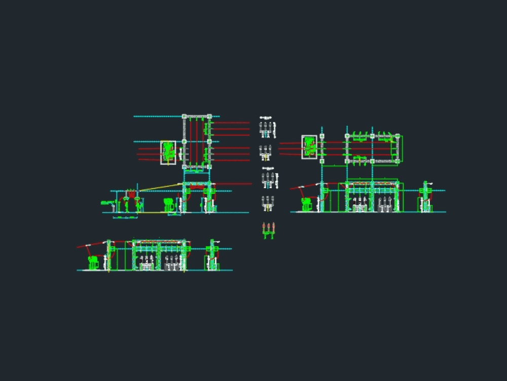 electrical substation layout