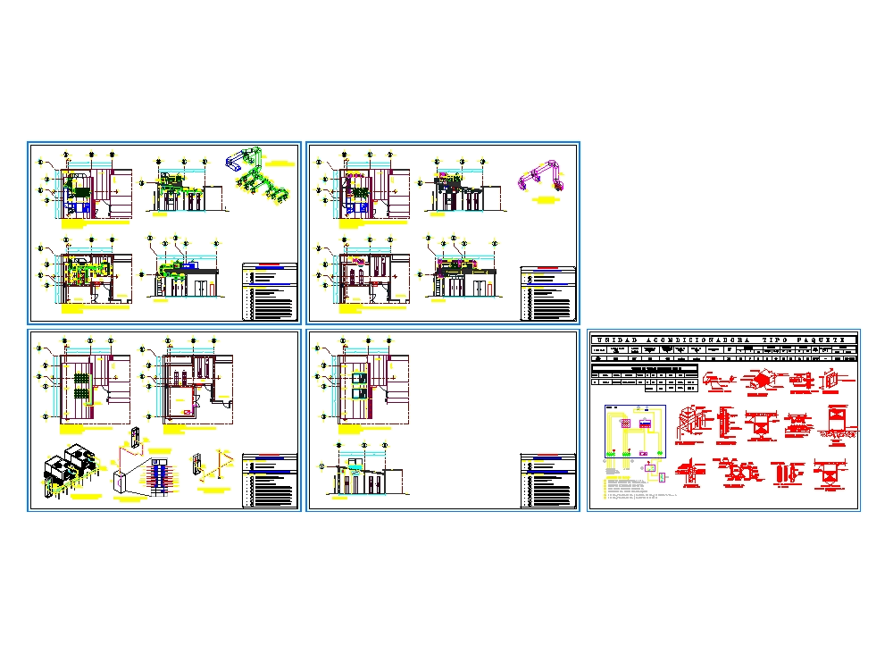 how drawing grid Air  AutoCAD (700.3    conditioning in KB details CAD