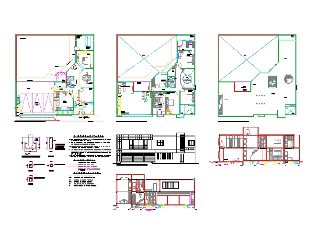 Residence - electrical installation in AutoCAD | CAD (743 ... home camera wiring diagram 