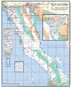 Cartographie de Basse Californie