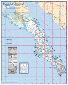 Cartographie Baja California Sur