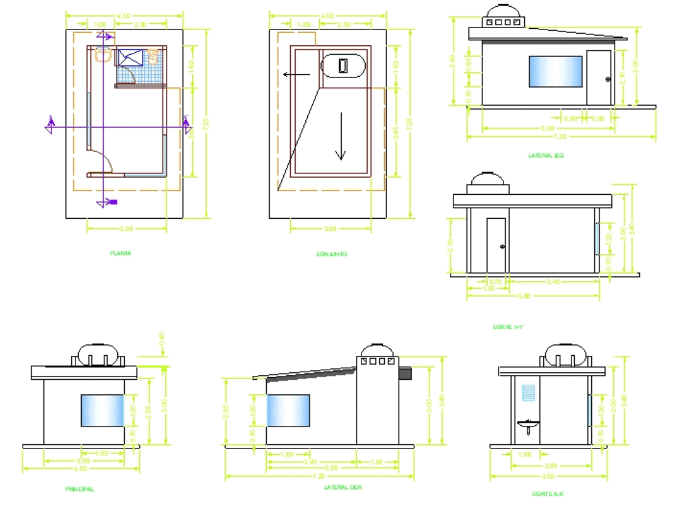 steel structure warehouse in autocad cad download 1.05