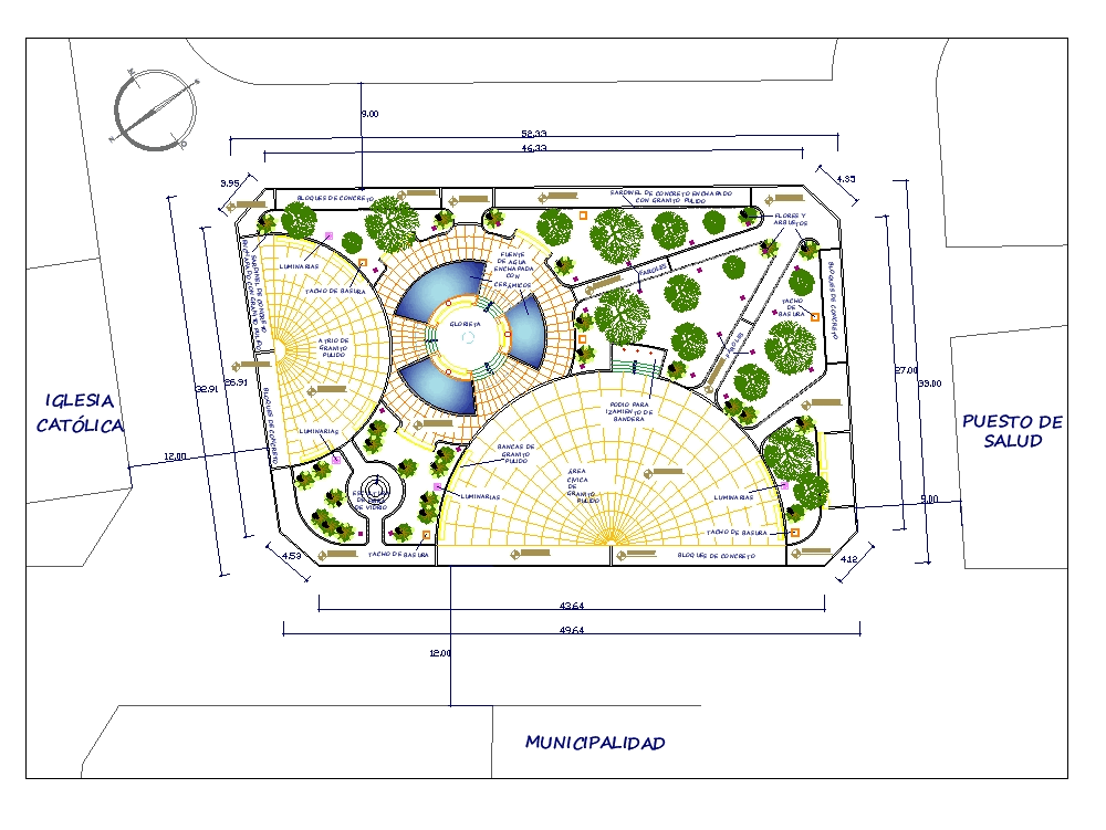 План парка dwg