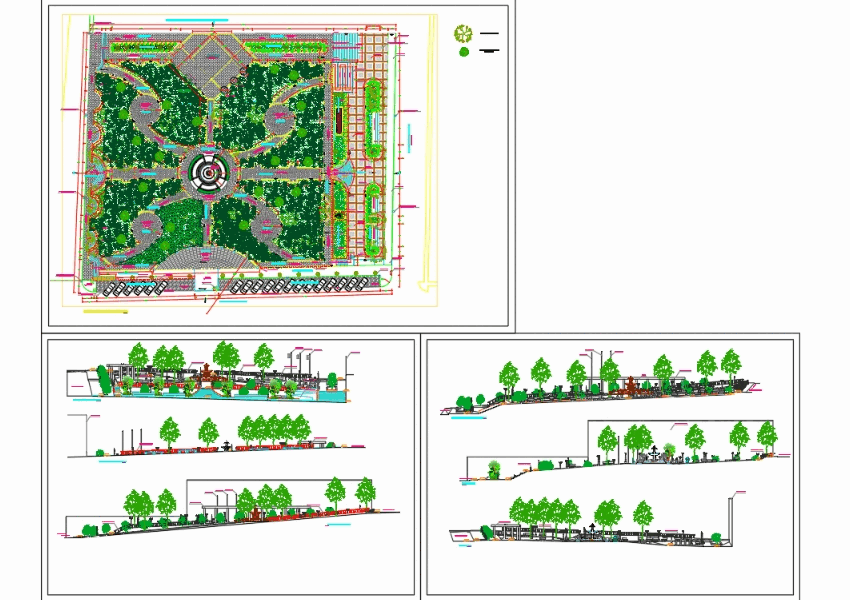 City Plaza and Promenade, Landscaping, Samegua, Peru