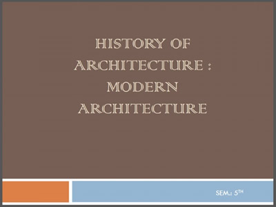 Historia de la Arquitectúra