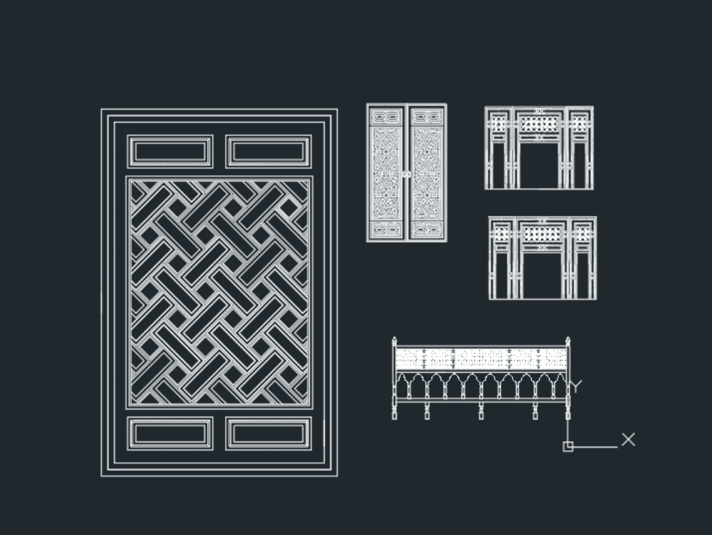 Islamic doors  in AutoCAD Download CAD free 1 52 MB 