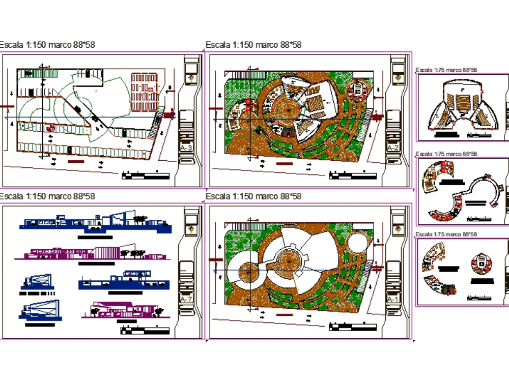 Cinematheque in AutoCAD | Download CAD free (1.59 MB) | Bibliocad